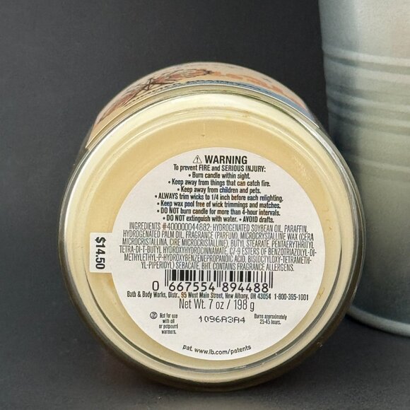 BBW Summer Boardwalk Bath & Body Works Mason Jar Single Wick Candle - Picture 9 of 10